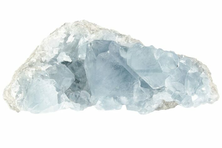 Sparkly Celestine (Celestite) Crystal Cluster - Madagascar #191221